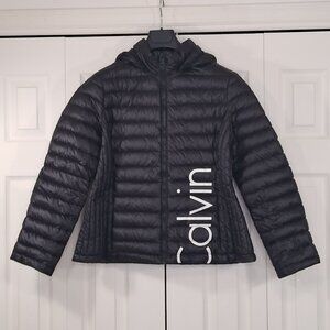 Calvin Klein Lightweight Packable Hooded Down Jacket